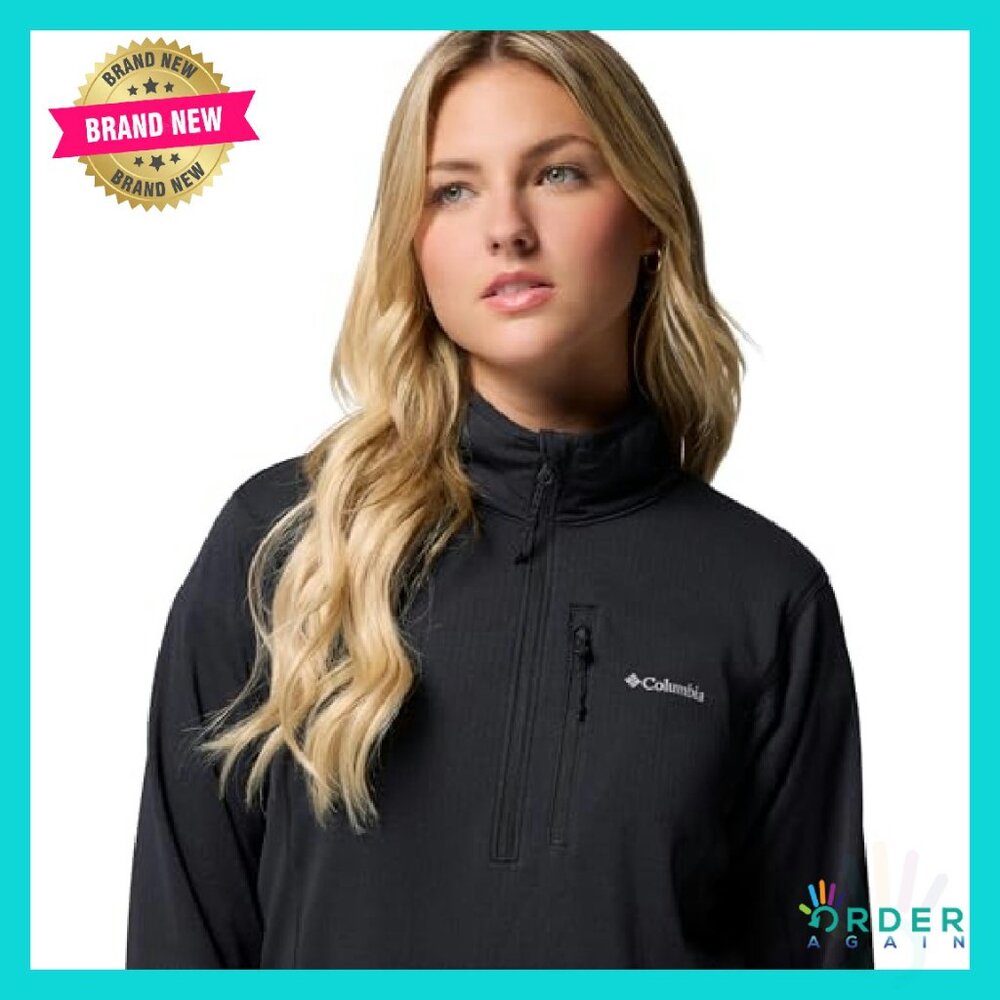 Grid Fleece Half Zip Pullover Active Performance … - image 6